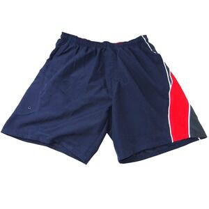 Boca Classics Men's Navy Blue Athletic Swim Trunks Size Medium